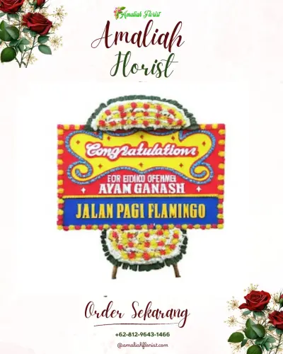 Bunga Papan Congratulation di Danaraja